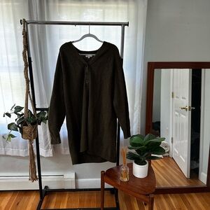 Madewell Brown Knit Cardigan